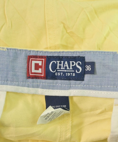 CHAPS（チャップス）ショートパンツ 黄 サイズ:36(XXL位) メンズ/2200636486164