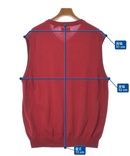 CHAPS（チャップス）ベスト 赤 サイズ:XL メンズ/2200642599032