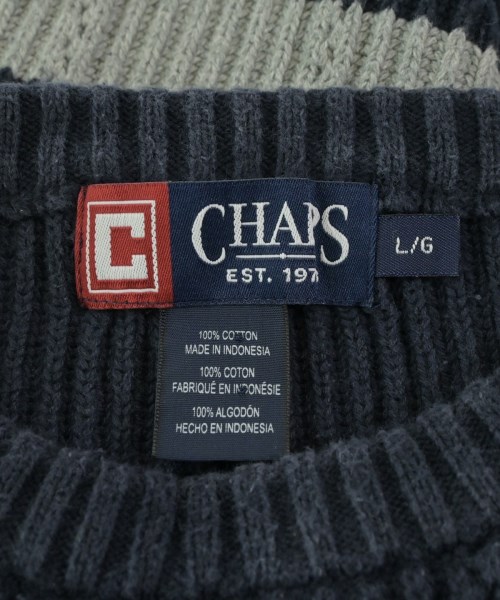 CHAPS（チャップス）ニット・セーター 紺 サイズ:L メンズ/2200644011204