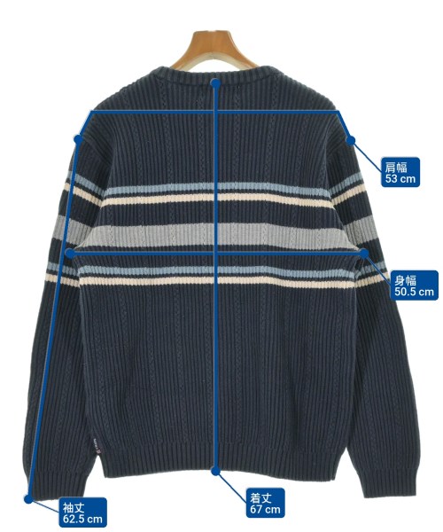 CHAPS（チャップス）ニット・セーター 紺 サイズ:L メンズ/2200644011204