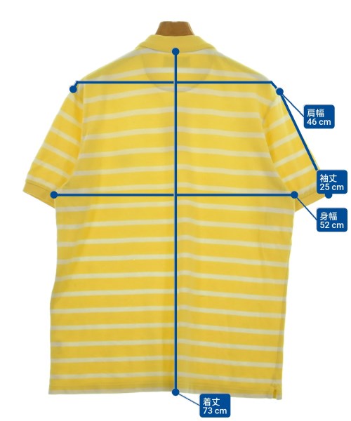 CHAPS（チャップス）ポロシャツ 黄 サイズ:L メンズ/2200619311049