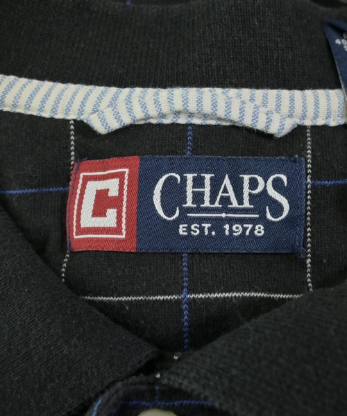 CHAPS（チャップス）ポロシャツ 黒 サイズ:XL メンズ/2200606230193