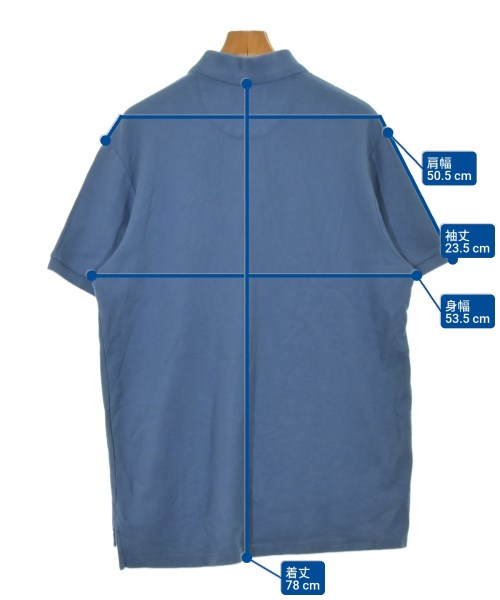CHAPS（チャップス）ポロシャツ 青 サイズ:XL メンズ/2200606230285