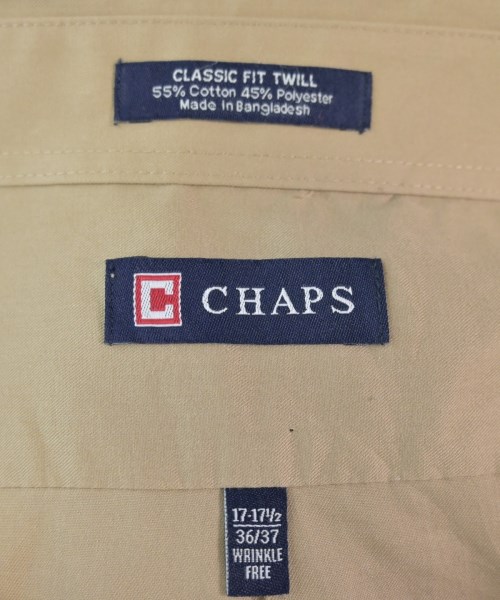 CHAPS（チャップス）カジュアルシャツ ベージュ サイズ:17(XXL位) メンズ/2200606844192
