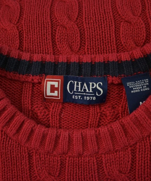 CHAPS（チャップス）ニット・セーター 赤 サイズ:M メンズ/2200657868031
