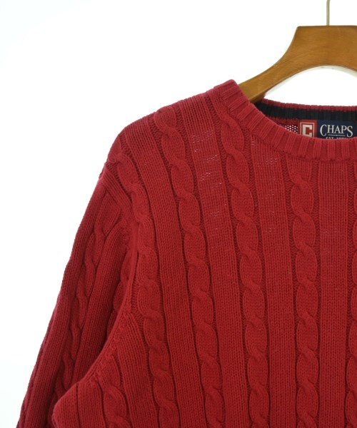 CHAPS（チャップス）ニット・セーター 赤 サイズ:M メンズ/2200657868031
