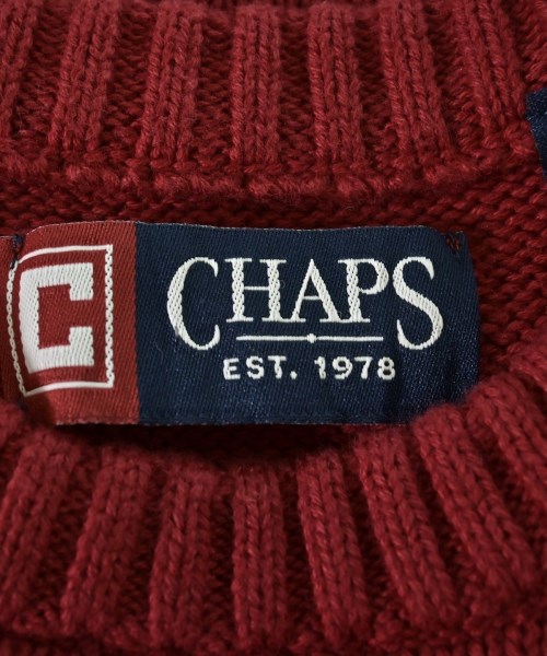 CHAPS（チャップス）ニット・セーター 赤 サイズ:M メンズ/2200646255040