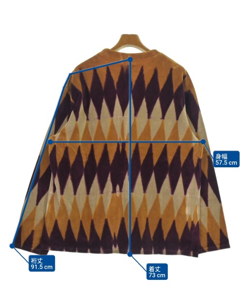 Charcoal（チャコール）カジュアルシャツ オレンジ サイズ:L メンズ/2200616515891