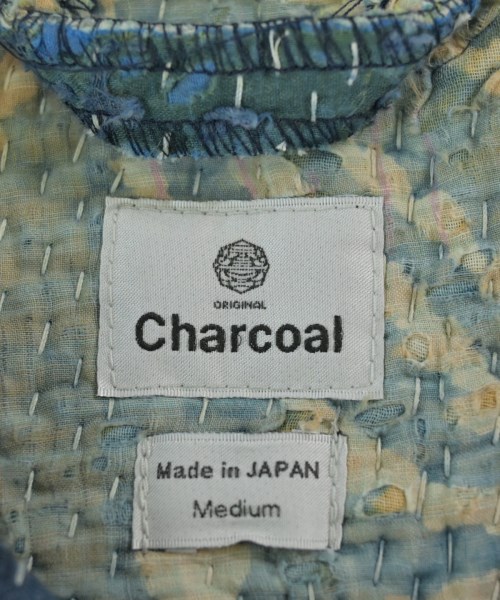 Charcoal（チャコール）カジュアルシャツ 青 サイズ:M メンズ/2200673377012