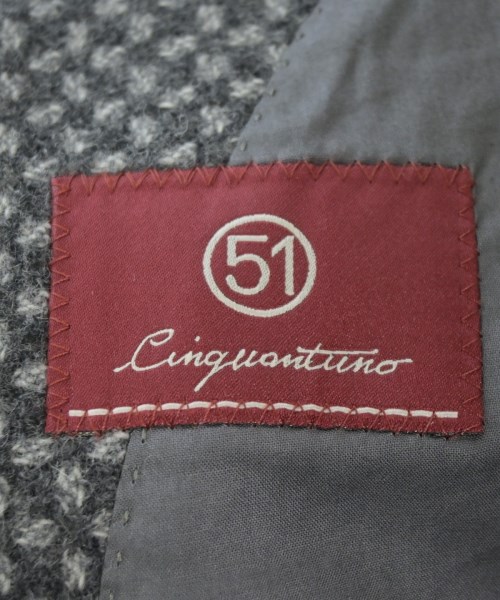 Cinquantuno（チンクワントゥーノ）テーラードジャケット グレー サイズ:44(S位) メンズ/2200647994047
