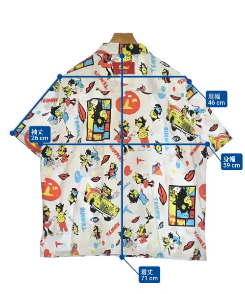 CREAM SODA（クリームソーダ）カジュアルシャツ 白 サイズ:XL メンズ/2200672861390