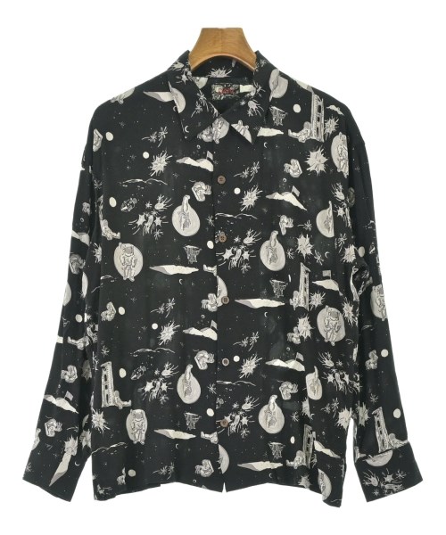 DAN(ダン)カジュアルシャツ 黒 サイズ:M/2200667076044