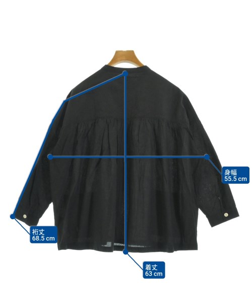 DANA FANEUIL（ダナファヌル）カジュアルシャツ 黒 サイズ:F レディース/2200643830158