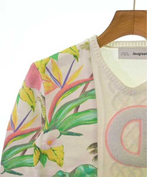 Desigual（デシグアル）ニット 白 サイズ:122(7T-8T) キッズ/2200510032258