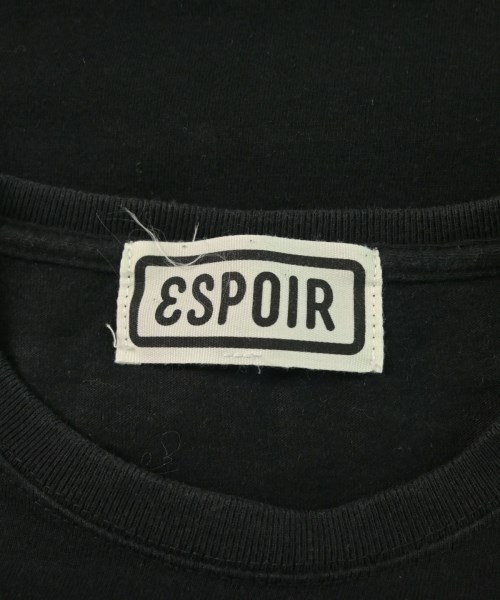 ESPOIR（エスポア）Tシャツ・カットソー 黒 サイズ:-(M位) メンズ/2200555153048
