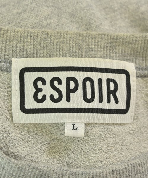 ESPOIR（エスポア）スウェット グレー サイズ:L レディース/2200681575035