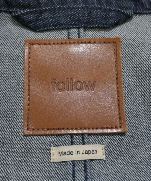 FOLLOW（フォロー）カバーオール 紺 サイズ:S メンズ/2200629289055