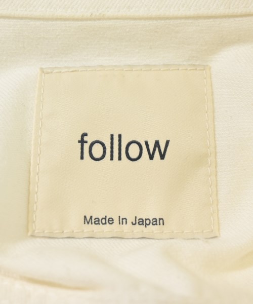 FOLLOW（フォロー）デニムジャケット 白 サイズ:M メンズ/2200729931045