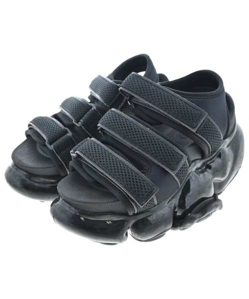 grounds(グラウンド)サンダル 黒 サイズ:22cm/2200660342054