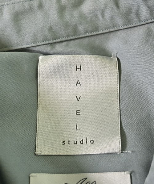 HAVEL studio（ハーヴェルスタジオ）カジュアルシャツ 青 サイズ:38(M位) レディース/2200661232026