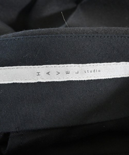 HAVEL studio（ハーヴェルスタジオ）スラックス 黒 サイズ:38(M位) レディース/2200629274204