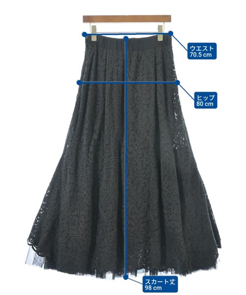 HAVEL studio（ハーヴェルスタジオ）ロング・マキシ丈スカート 黒 サイズ:38(M位) レディース/2200644976084