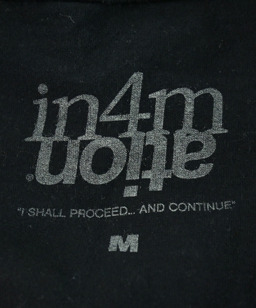 IN4MATION（インフォーメーション）Tシャツ・カットソー 黒 サイズ:M メンズ/2200609843024