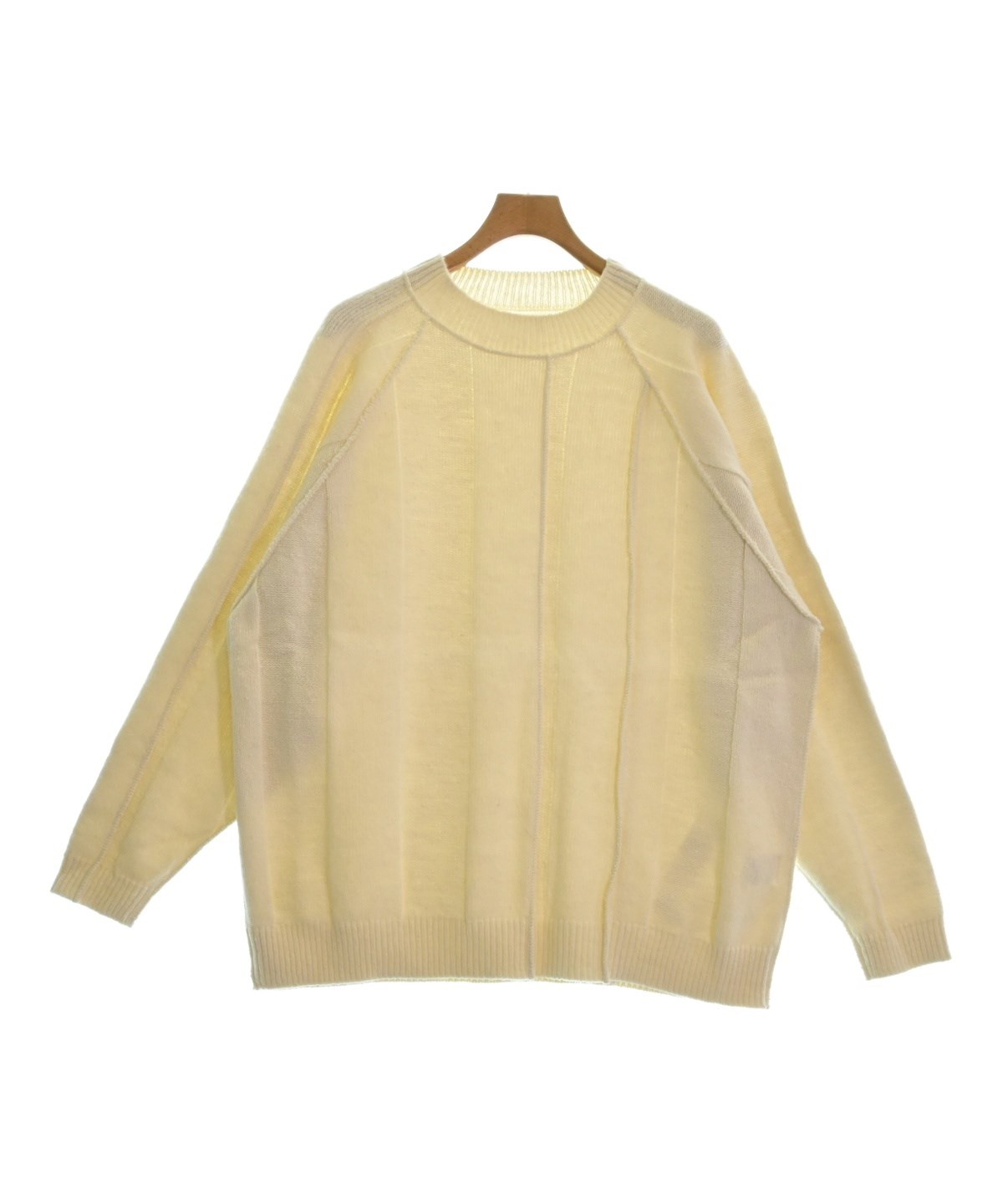 ISSUE THINGS イシューシング ニット・セーター メンズ 【古着】【中古】 ISSUE THINGS（イシューシング）ニット・セーター 白 サイズ:1(S位