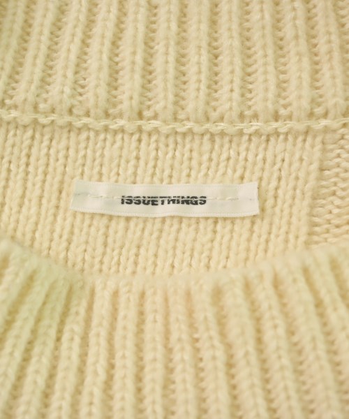 ISSUE THINGS（イシューシング）ニット・セーター 白 サイズ:1(S位) メンズ/2200636158054