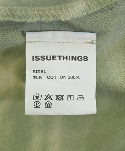ISSUE THINGS（イシューシング）Tシャツ・カットソー 緑 サイズ:1(S位) メンズ/2200628353092