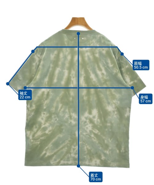 ISSUE THINGS（イシューシング）Tシャツ・カットソー 緑 サイズ:1(S位) メンズ/2200628353092