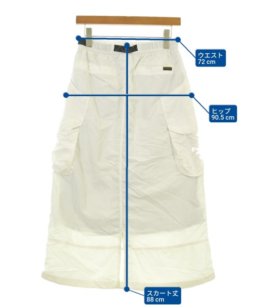 Jack Walfskin（ジャックウルフスキン）ロング・マキシ丈スカート 白 サイズ:M レディース/2200632683123