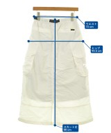 Jack Walfskin（ジャックウルフスキン）ロング・マキシ丈スカート 白 サイズ:M レディース/2200632683123