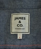 JAMES & CO.（ジェームスアンドコー）カジュアルシャツ 青 サイズ:4(XL位) レディース/2200616699034