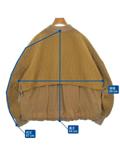 Lallia Mu（ラリアムー）ブルゾン カーキ サイズ:38(M位) レディース/2200614005011