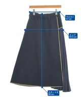 Lallia Mu（ラリアムー）ロング・マキシ丈スカート 紺 サイズ:38(M位) レディース/2200632736027