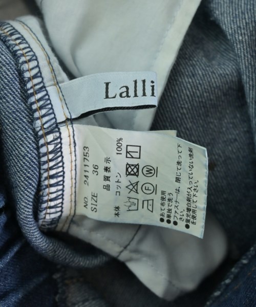 Lallia Mu（ラリアムー）デニムパンツ 青 サイズ:36(S位) レディース/2200716466055