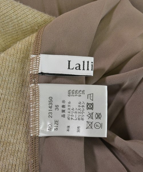 Lallia Mu（ラリアムー）ワンピース ベージュ サイズ:36(S位) レディース/2200716466086