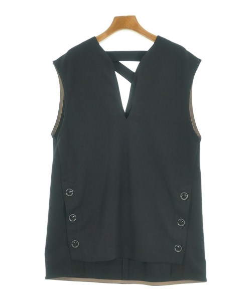 Lallia Mu(ラリアムー)ベスト 黒 サイズ:38(M位)/2200646864112