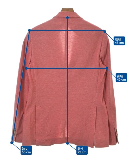 LATORRE（ラトーレ）テーラードジャケット ピンク サイズ:46(M位) メンズ/2200672807107