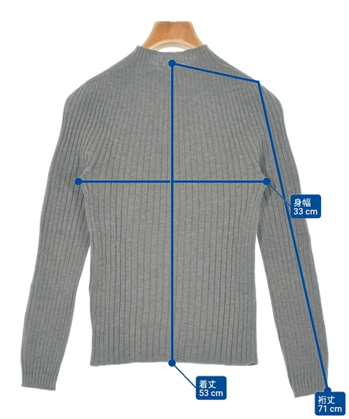 m.i.d（エムアイディー）ニット・セーター グレー サイズ:36(S位) レディース/2200622248059