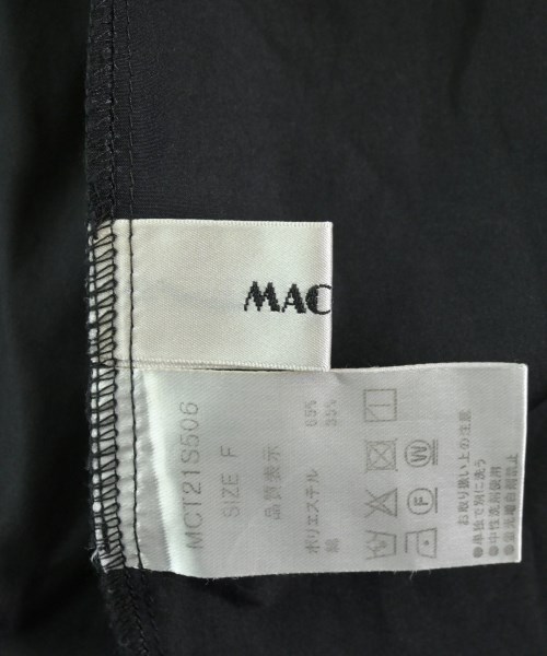MACHATT（マチャット）ブラウス 黒 サイズ:F レディース/2200620007177