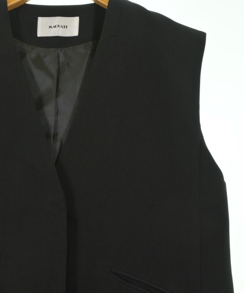 MACHATT（マチャット）ノーカラージャケット 黒 サイズ:F レディース/2200622990040