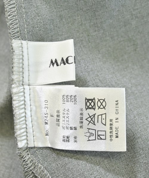 MACHATT（マチャット）カジュアルシャツ グレー サイズ:F レディース/2200610281075