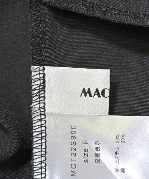 MACHATT（マチャット）オールインワン/サロペット 黒 サイズ:F レディース/2200619248185