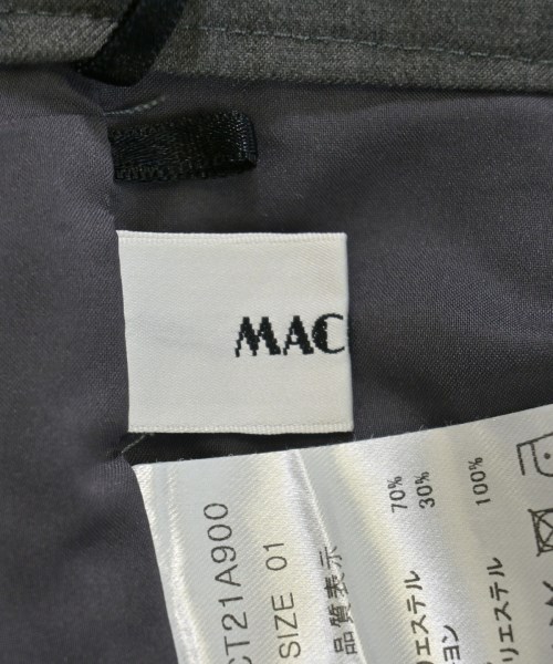 MACHATT（マチャット）スラックス グレー サイズ:01(S位) レディース/2200674597099