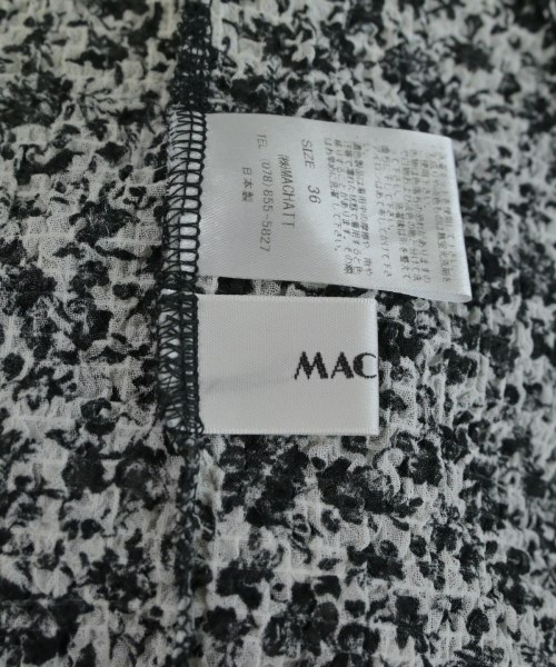 MACHATT（マチャット）ブラウス 黒 サイズ:36(S位) レディース/2200692767139