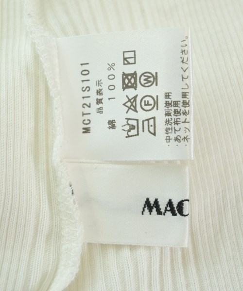 MACHATT（マチャット）タンクトップ 白 サイズ:-(XS位) レディース/2200709078067