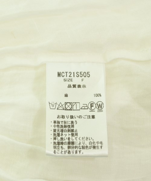 MACHATT（マチャット）ブラウス 白 サイズ:F レディース/2200712715065