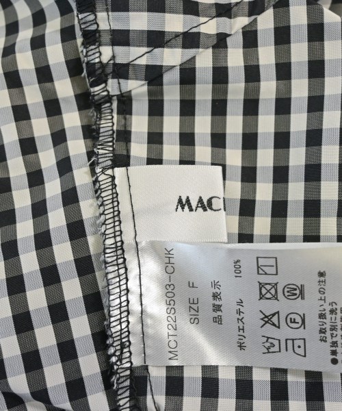 MACHATT（マチャット）カジュアルシャツ 黒 サイズ:F レディース/2200711572164